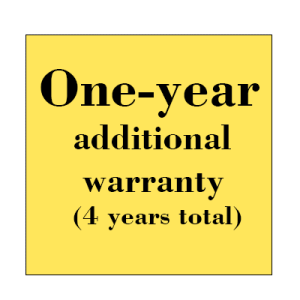 Un año de garantía adicional (3 años en total)