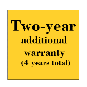Dos años de garantía adicional (4 años en total)